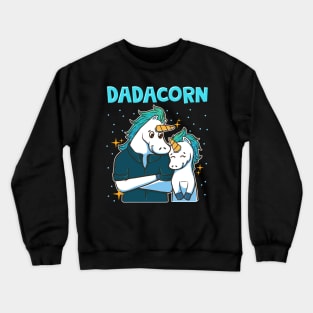 Dadacorn Unicorn Dad Crewneck Sweatshirt